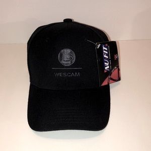Wescam Black Nu-Fit Hat size L/XL